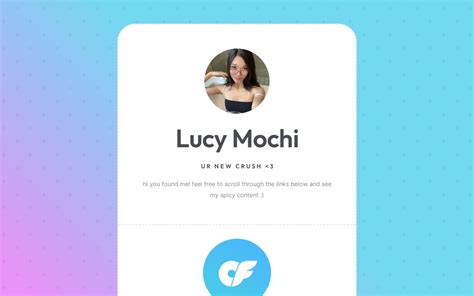 onlyfans lucy|Lucy Mochi